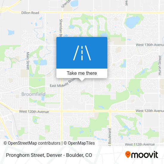 Mapa de Pronghorn Street