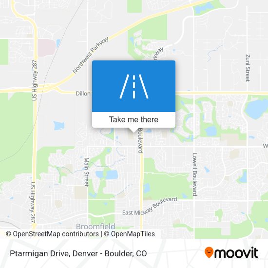 Ptarmigan Drive map