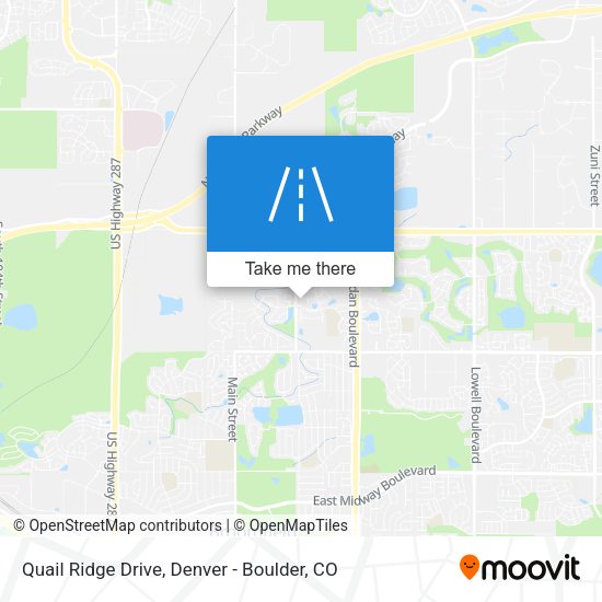 Quail Ridge Drive map