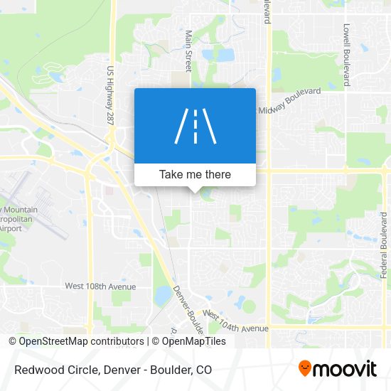Redwood Circle map