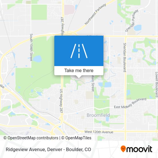 Ridgeview Avenue map