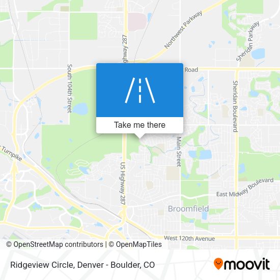 Ridgeview Circle map