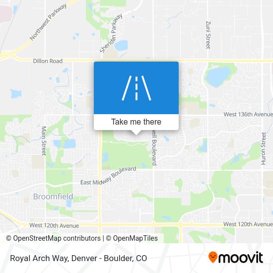 Mapa de Royal Arch Way