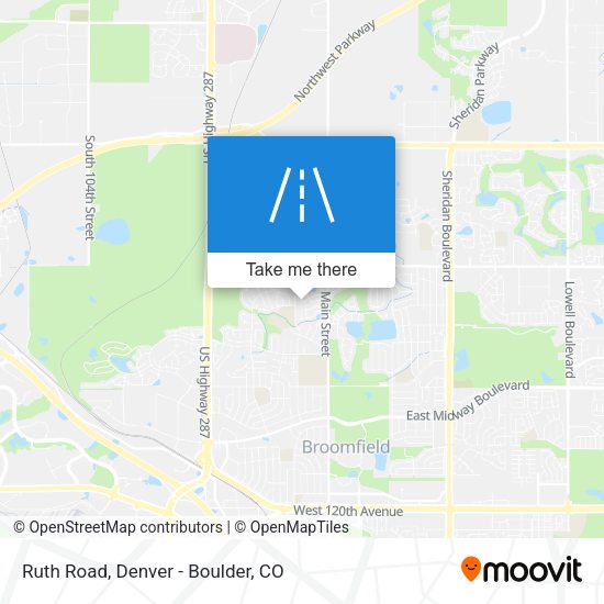 Mapa de Ruth Road