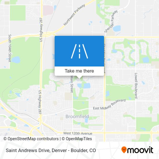 Saint Andrews Drive map