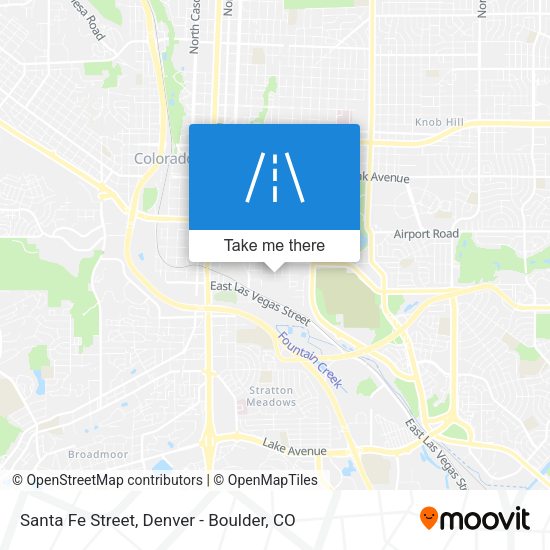 Santa Fe Street map