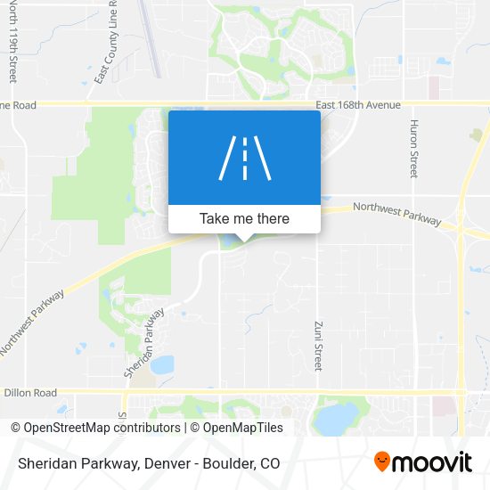 Sheridan Parkway map