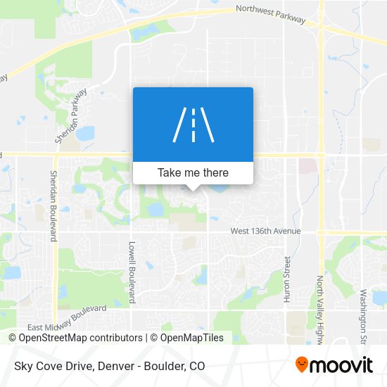 Sky Cove Drive map
