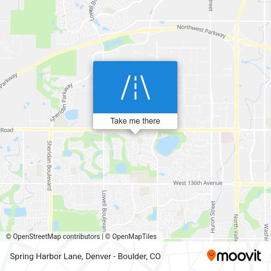 Spring Harbor Lane map
