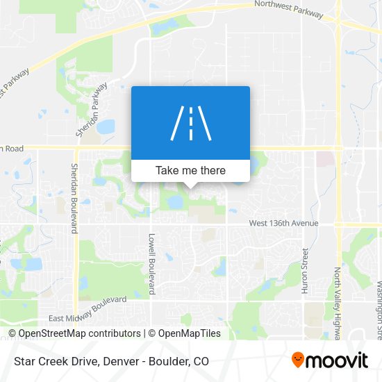 Mapa de Star Creek Drive