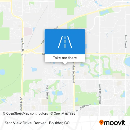 Star View Drive map