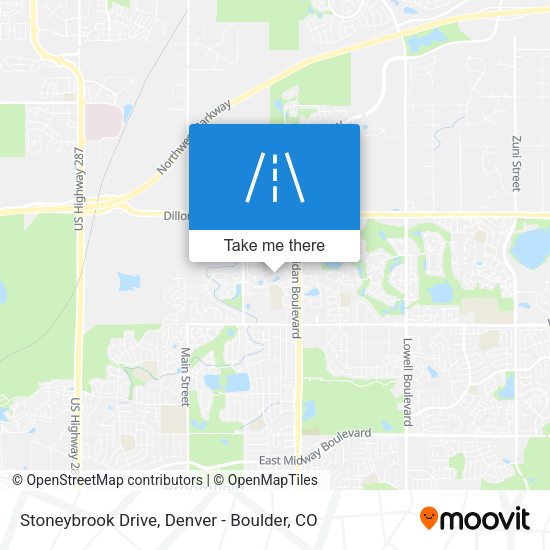 Stoneybrook Drive map