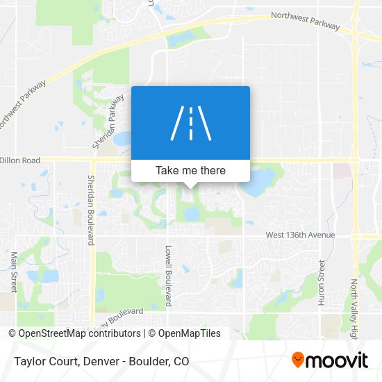 Mapa de Taylor Court