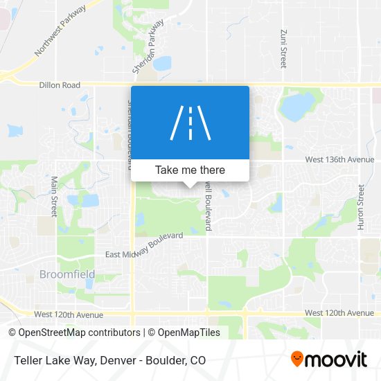 Mapa de Teller Lake Way