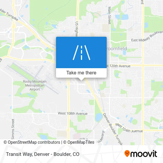 Transit Way map