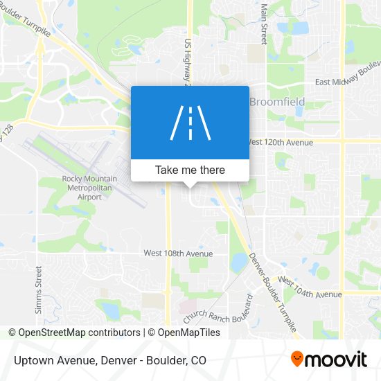 Mapa de Uptown Avenue