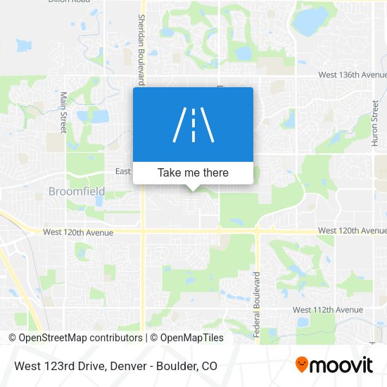 West 123rd Drive map