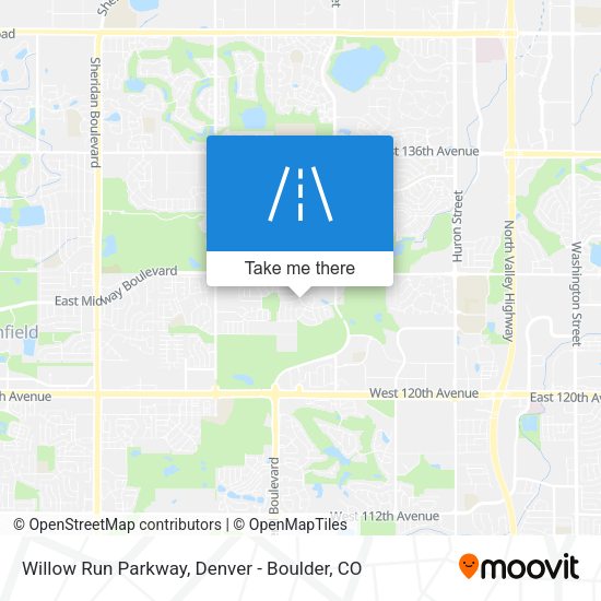 Mapa de Willow Run Parkway