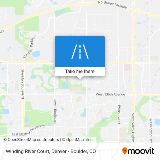 Winding River Court map