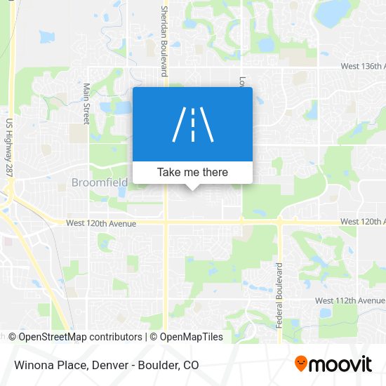 Winona Place map