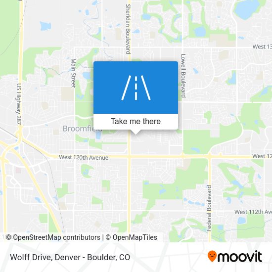Mapa de Wolff Drive