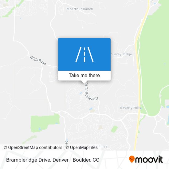 Brambleridge Drive map