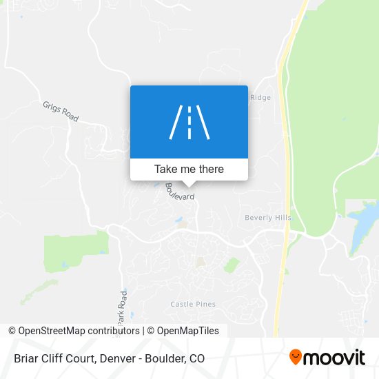 Mapa de Briar Cliff Court