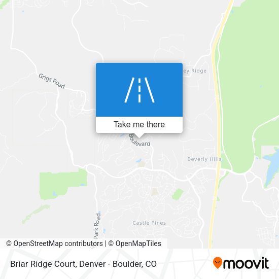 Briar Ridge Court map