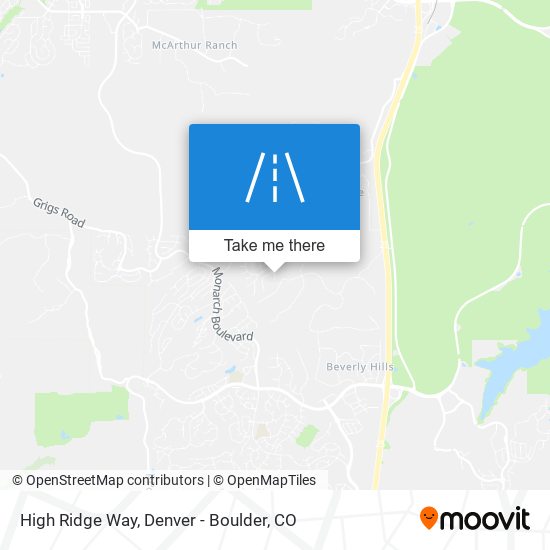 Mapa de High Ridge Way