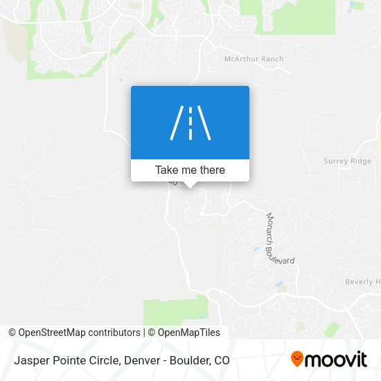 Jasper Pointe Circle map