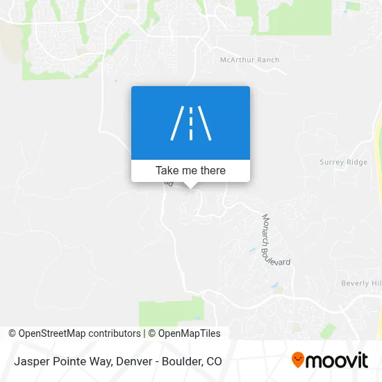Jasper Pointe Way map