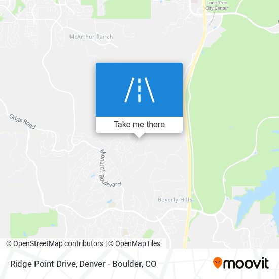 Ridge Point Drive map