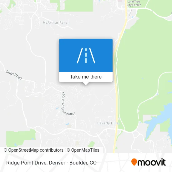 Ridge Point Drive map