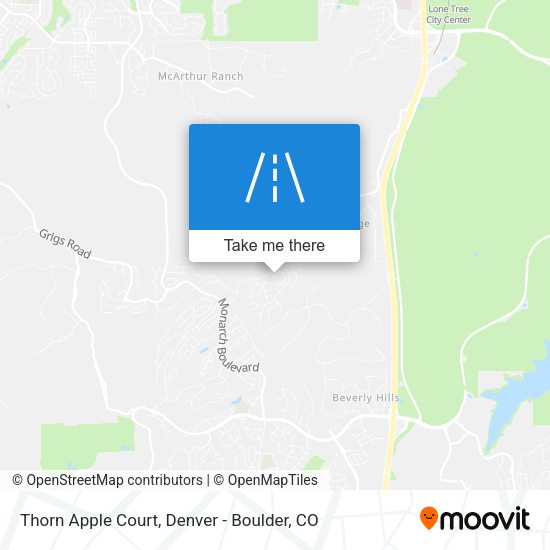 Thorn Apple Court map