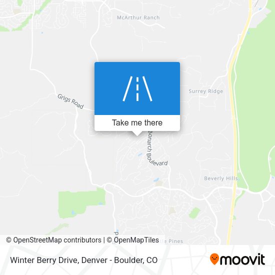 Winter Berry Drive map