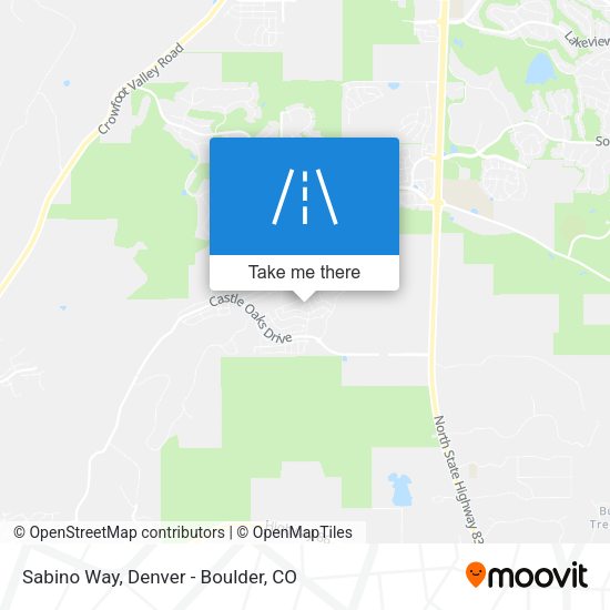 Sabino Way map