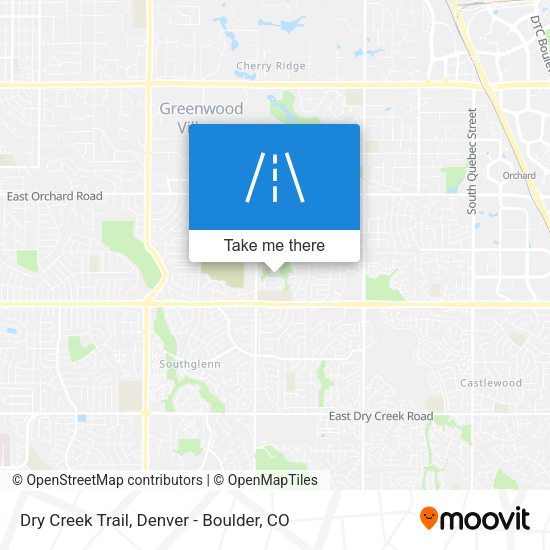 Mapa de Dry Creek Trail