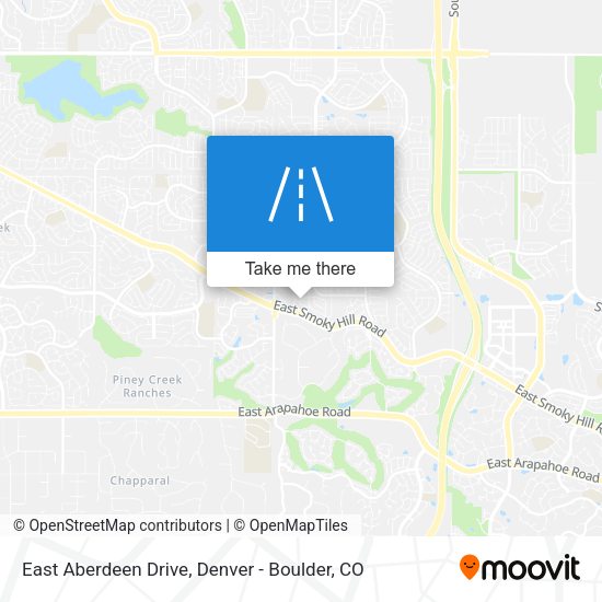 East Aberdeen Drive map