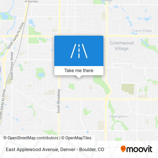 Mapa de East Applewood Avenue
