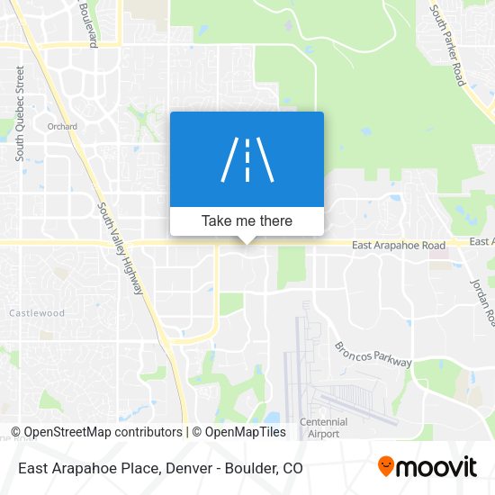 East Arapahoe Place map