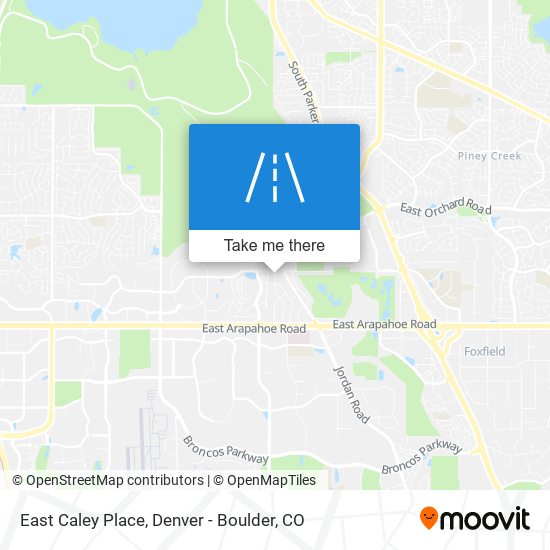 East Caley Place map