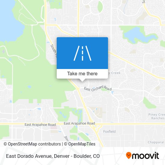 East Dorado Avenue map