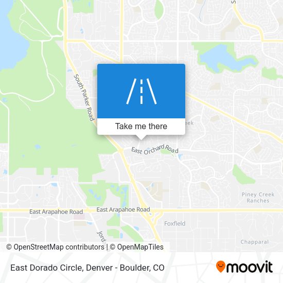 East Dorado Circle map