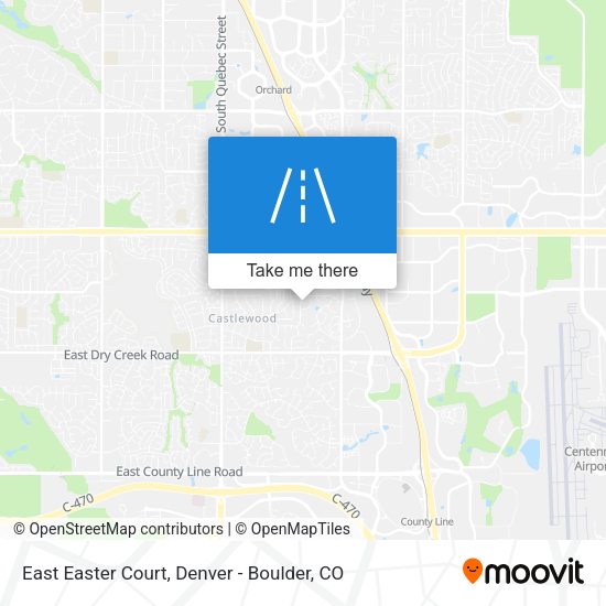 East Easter Court map