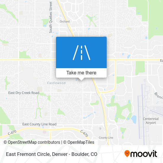 Mapa de East Fremont Circle