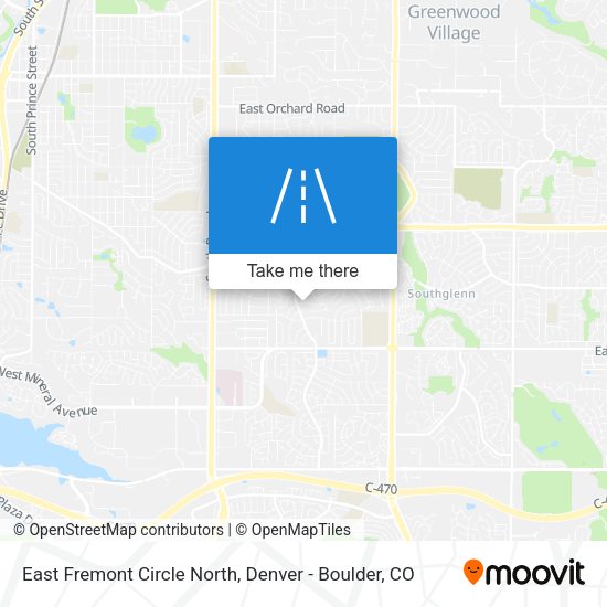 East Fremont Circle North map
