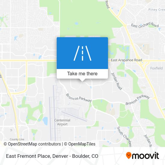 East Fremont Place map