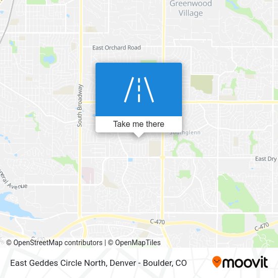 Mapa de East Geddes Circle North