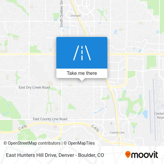 East Hunters Hill Drive map