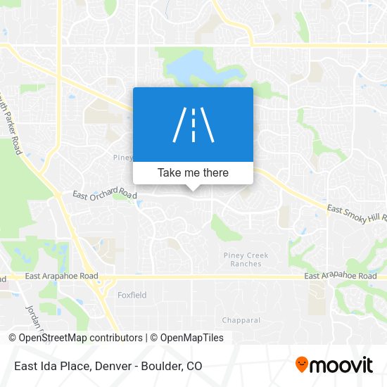 East Ida Place map